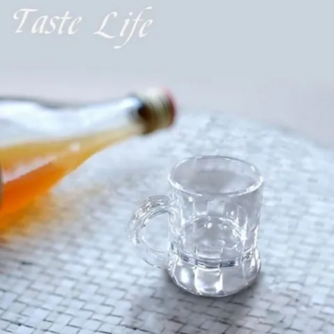 기타 고품질 12개 손잡이 소주 잔 투명 유리 소주 잔 맥주 홈술 손잡이소주잔 유리소주잔 미니소주컵 WFNXHG3