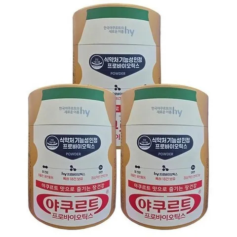 한국야쿠르트 한국야쿠르트 야쿠르트 프로바이오틱스 아연 2g x 60포 3개 HIS (37726366)