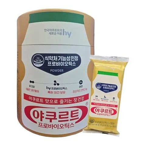 한국야쿠르트 한국야쿠르트 야쿠르트 프로바이오틱스 아연 2g x 60포 1개 HIS (37680278)