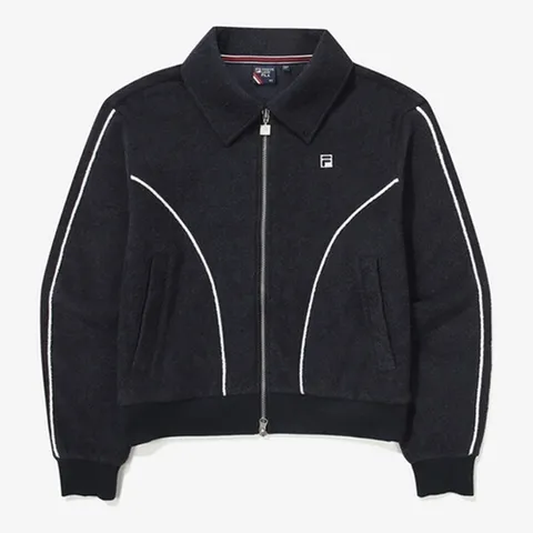 휠라 테니스 기모 테리 집업 Y FS2FTG4361F INA 티셔츠_P413034504