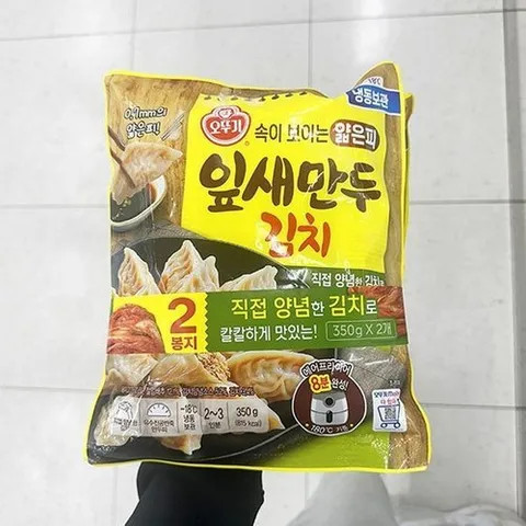 셀러허브 식품 [에이알비티] 오뚜기 얇은피 잎새만두 김치 350g x 2개 P0037_0226