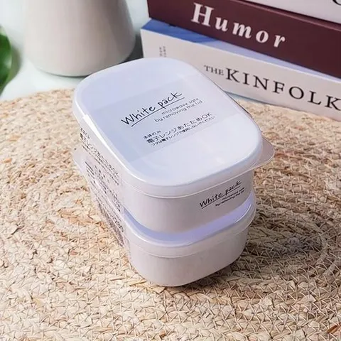 셀러허브 생활리빙 [룽스_64]사각 밀폐통 소형 280ml 전자렌지용그릇 2p (49469748)