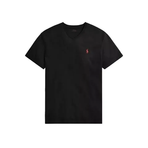 폴로 랄프로렌 25FW 폴로 랄프로렌 반팔 티셔츠 710671453124 BLACK DOM