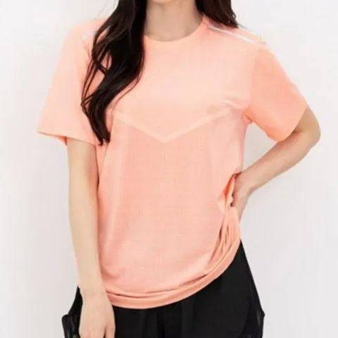 패션플러스 [셀럽하우스] 반팔 HSGU3875 빅사이즈 큰사이즈 운동 스포츠 티셔츠 헬스 여