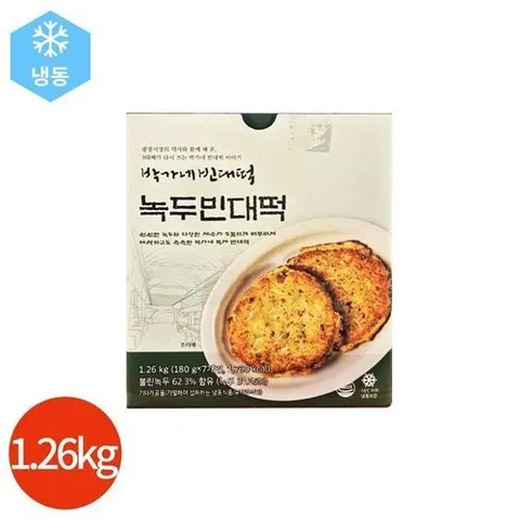 셀러허브 식품 박가네 빈대떡 녹두빈대떡 1.26kg (51308883)