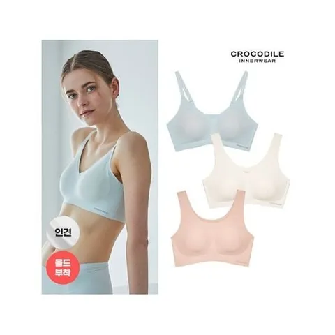 크로커다일 쿨 라이크라 인견쉘론 감탄브라 택1_P364245186