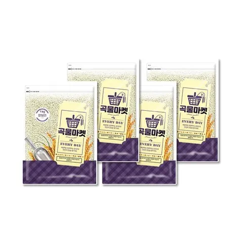 더프레시 곡물마켓 국내산 찰보리 1kg x 4