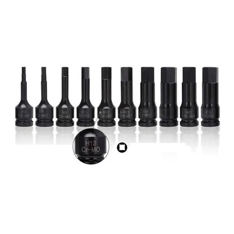 기타 임팩트 헥사비트 사이즈 5-19 소켓길이 75mm 10p-WC99257
