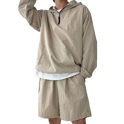 모로엠 남자 데일리 후드 여름트레이닝세트 세트 ON-SET-QWFFTUBT