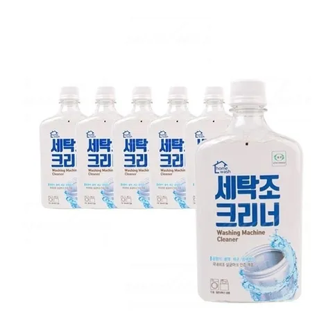 셀러허브 생활리빙 [룽스]세탁조크리너 세탁조산성세제 드럼일반겸용 6통