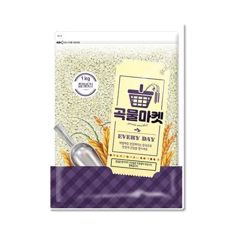 더프레시 곡물마켓 국내산 찰보리 1kg