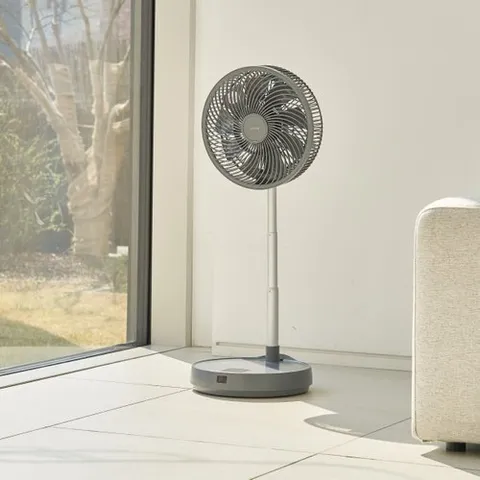 (주)한경희생활과학 한경희 무선 폴더블 팬큘레이터 차콜 1세트(HEEF-D901DG)