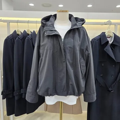 숲 후드 긴팔점퍼 SB9UJ30AIC