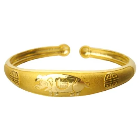 골드모아 순금 돌팔찌 7.5g 24k [ 복돼지 ]