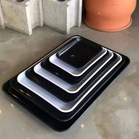 셀러허브 패션 [JH1NS53U_52C2]직사각 화분받침대 34x52cm(7호)플라스틱