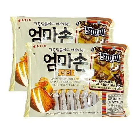 기타 엄마손파이 254g 2개 간식 모음 안주 바삭 과자