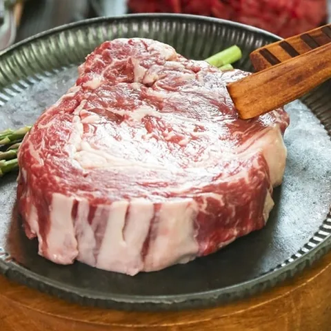 기타 [팜스] 1등급 국내산 냉장 등심스테이크 600g(200gx3팩)+핑크솔트 3개