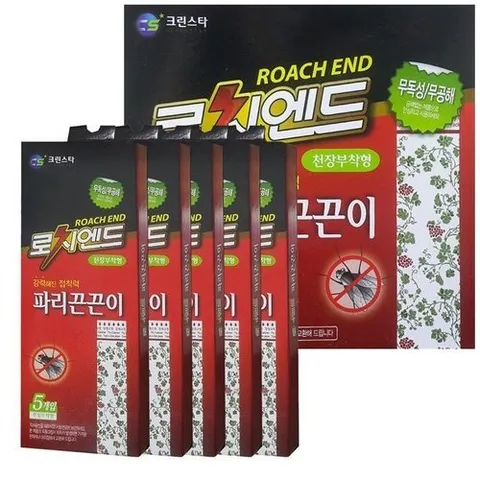 셀러허브 1 [RGKP2662]로치앤드 파리끈끈이 천장부착형 5매입 5개