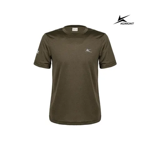 코몽트 남성 기능성 에어쿨 반팔 티셔츠 카키_P391956357