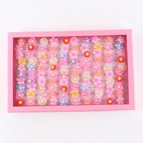 셀러허브 1 [HYIII59N_4B]한가득 꽃밭 텔 반지(100개입) Z3