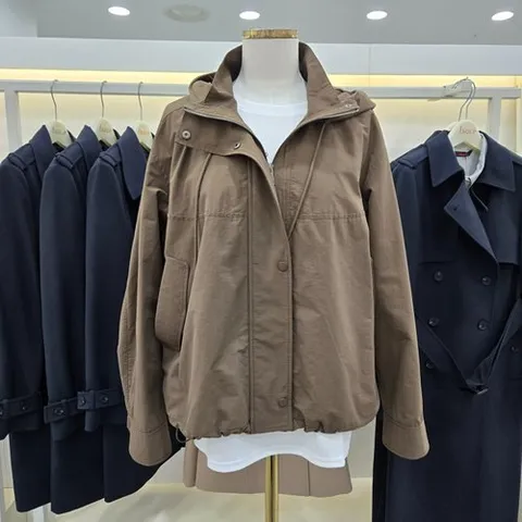 숲 후드 긴팔점퍼 SB9UJ30IC