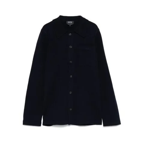 아페쎄 25FW 아페쎄 가디건 WOASBM03237IAK BLU DOM