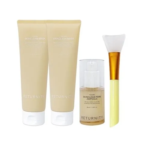 셀러허브 1 율무팩 리터니티 모공 스킨 클린 팩 200ml 2개+앰플 40ml+실리콘브러쉬 (49769827)