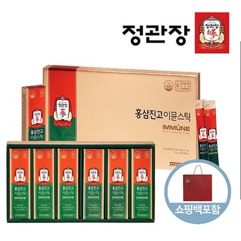 정관장 [C]정관장 홍삼진고 이뮨스틱 10g 30포 쇼핑백포함