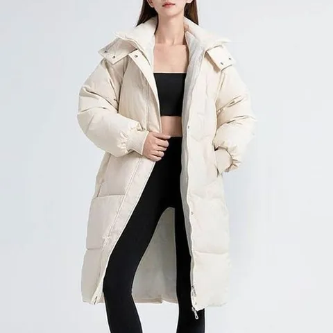 셀러허브 패션 [프로셀러] 여성 무릎 기장 겨울 롱패딩 하이넥 잠바 후드점퍼 (42844937)