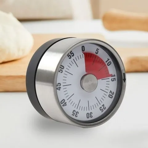 기타 고품질 자석 인기 타임스탑 쿠킹타이머(실버) 구글 감성 요리 아날로그타이머 태엽타이머 WFH59XC