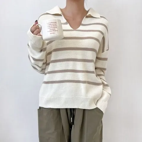 기타 2L-UND 5087 데일리 단가라스트라이프니트 (KYR-WFGUUEV)