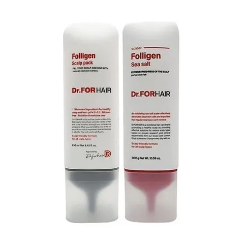 셀러허브 1 닥터포헤어 폴리젠 2종 세트 샴푸+헤어팩 씨솔트 300g + 스칼프 250ml 1세트 Ss