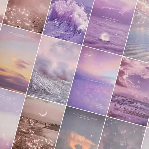 셀러허브 1 [HYIJT0CU_4B]사진엽서 보랏빛 컬러 감성