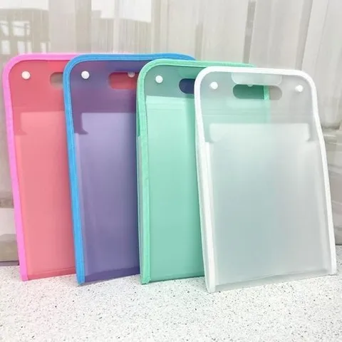 셀러허브 패션 [JHQR5626_4B]13칸 아코디언 손잡이 가방 세로형 파일