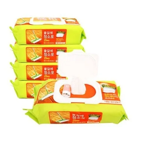 기타 물걸레청소포 (고급) 대 25매 38x20 밀대 리필 일회용_WA67BD4