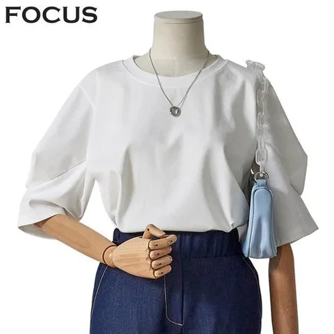 패션플러스 [포커스] 튤립퍼프티셔츠 FBM4C7PTS0150BP