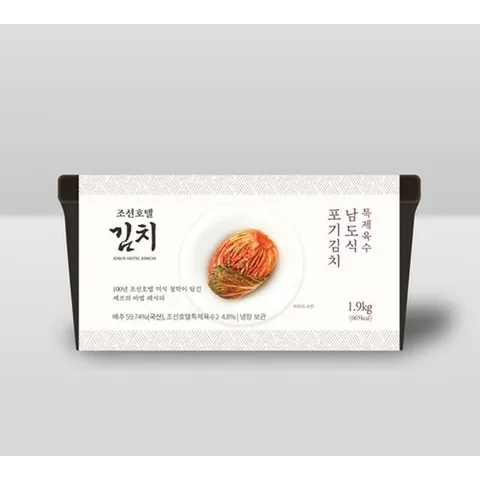 조선호텔앤리조트 조선호텔 특제육수 남도식김치 1.9kg