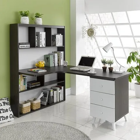 다오름 나다운 1600서랍형 코너책상책장세트 책장책상세트