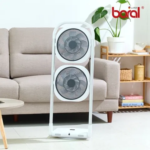 보랄 BLDC 듀얼 헤드 폴딩팬 BR-DH220F