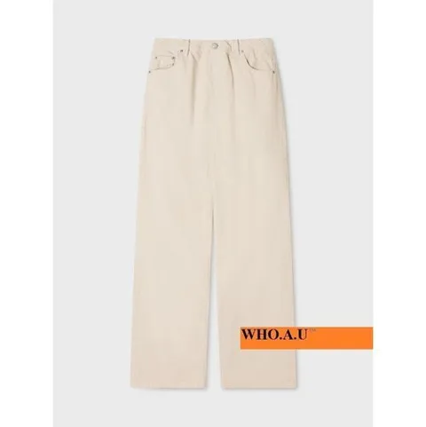 후아유 W.A.U Corduroy Wide Pants(CREAM)-WHTAG4T21FIC