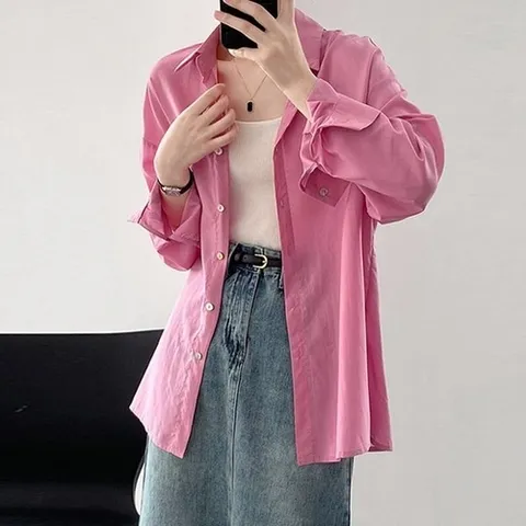 무드무드 헤토 루즈핏 셔츠_P345898849