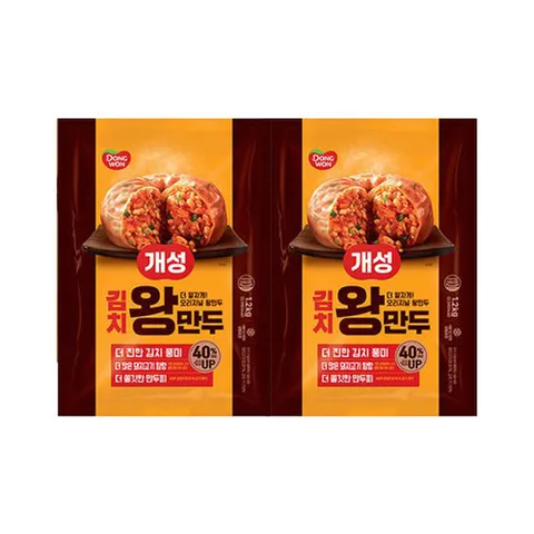 동원에프앤비 개성 김치왕만두 1.2kg x 2개