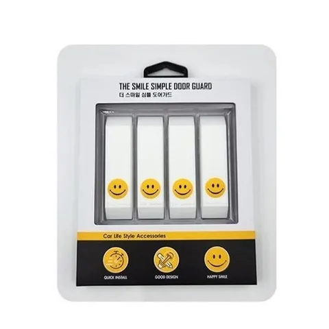 셀러허브 1 [HYIJTM08_4B]심플 더스마일 도어가드 백색