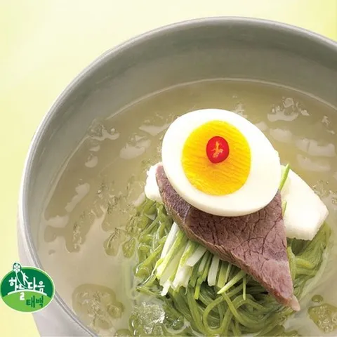 태백산채 곤드레물냉면 20인분(냉면400g*10팩+육수350g*20봉)/태백산채영농조합