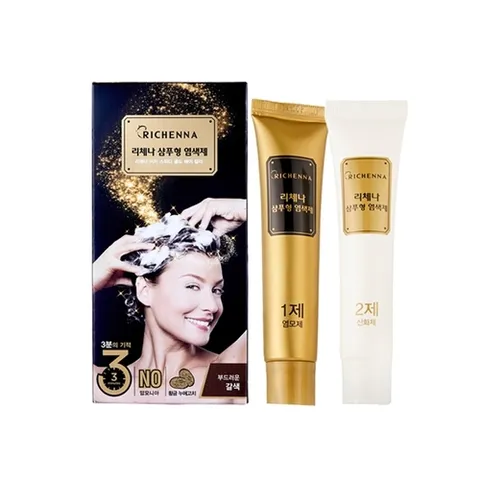 리체나 샴푸형 3분 염색제 1박스