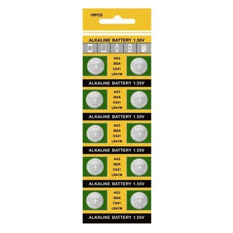 기타 버튼셀 코인전지 배터리 동전건전지 LR41 AG3 (10알)_WA6B0C8