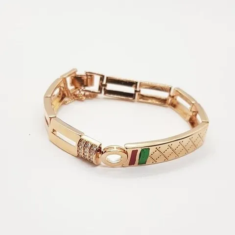 셀러허브 패션 레드그린 골드팔찌/데일리/레이어드/블링/뱅글/프로포즈