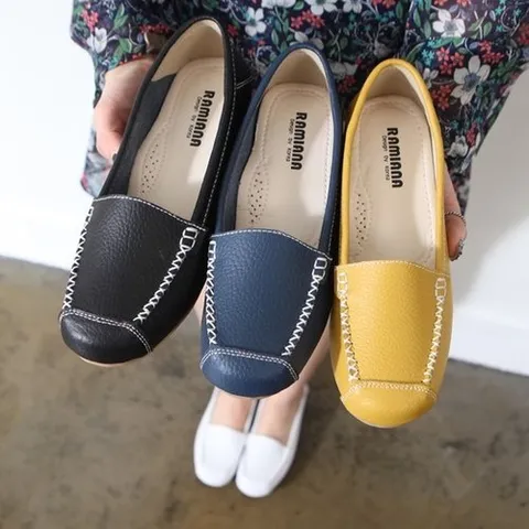 더말랑 SD-1710 천연소가죽 스티치 로퍼 아동화추가_P049946017