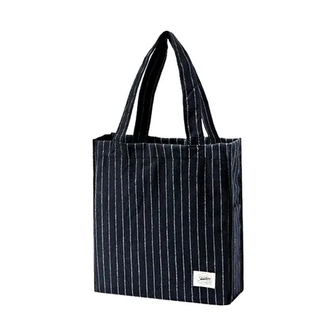 패션플러스 [더마크] [콘스텔레이션] 남성 여성 직장인 학생 스트라이프 에코백 BCS022