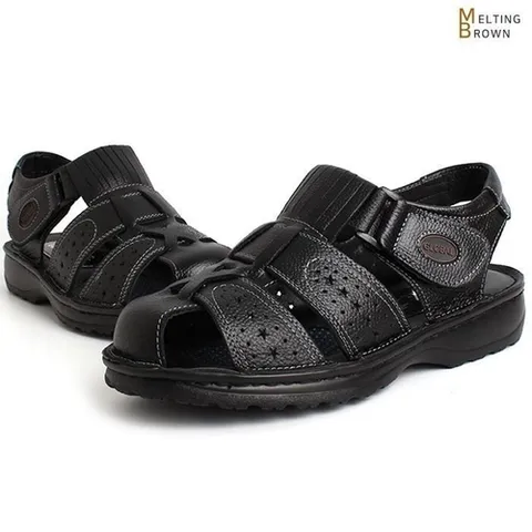 패션플러스 [로즈블로썸] [멜팅브라운] 남성샌들 여름샌들 바캉스샌들 W25 (6903837A)